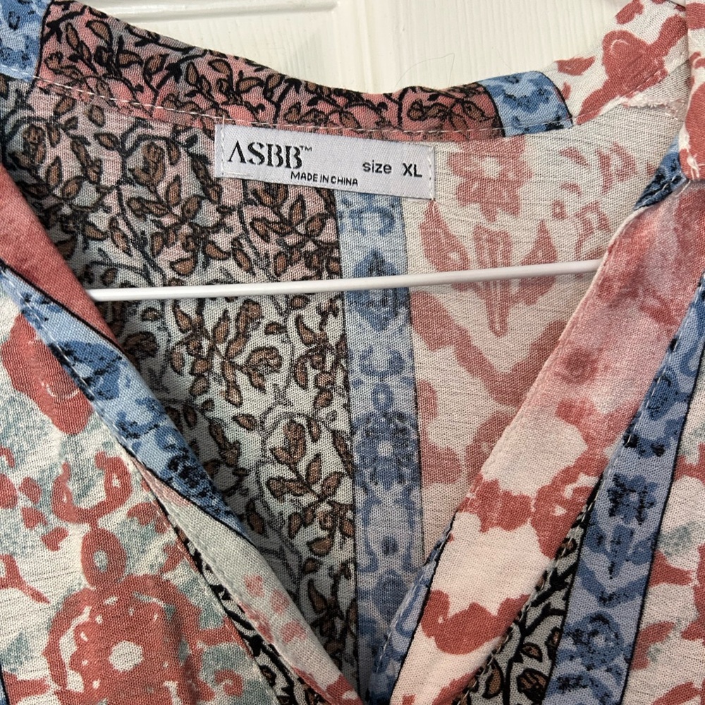 Ashro Women's Multicolor Patterned Top - image 3